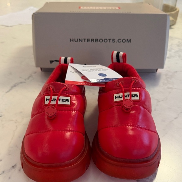 Hunter Shoes - Women's Madison Lug Sole Insulated Water Resistant Slip-on Shoes